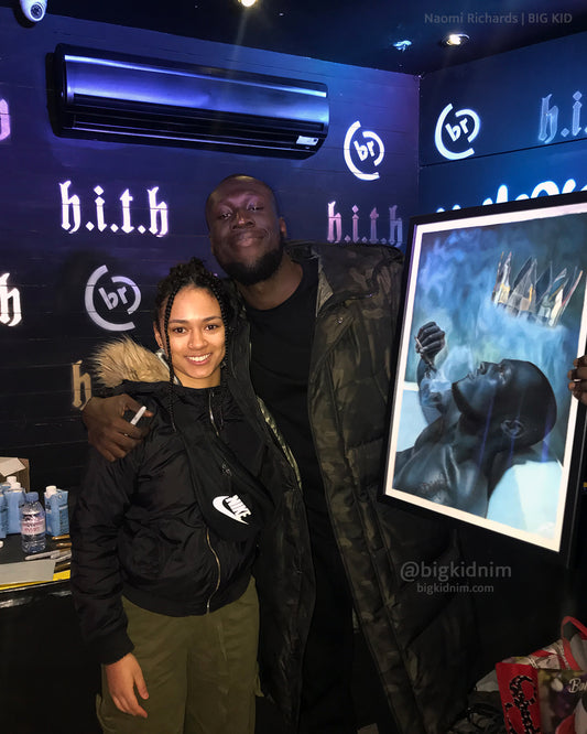 'KING STORMZ' ORIGINAL ARTWORK (SIGNED BY STORMZY)