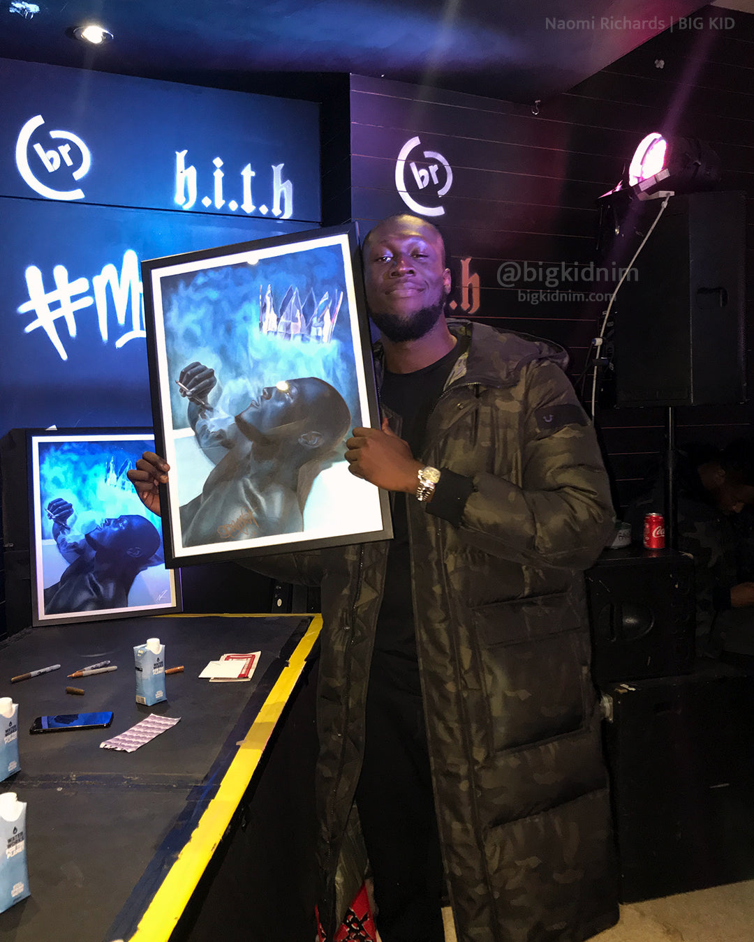 'KING STORMZ' ORIGINAL ARTWORK (SIGNED BY STORMZY)